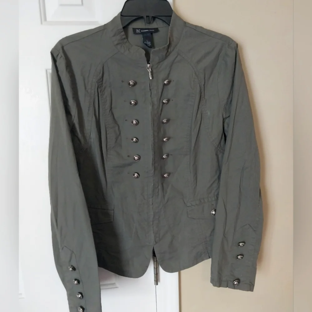 INC-Military Style Jacket - Picture 1 of 5